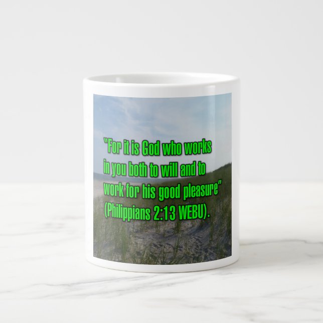 Philippians 2:13 WEBU Mug (Front)