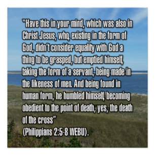 Philippians 2:5-8 WEBU Poster