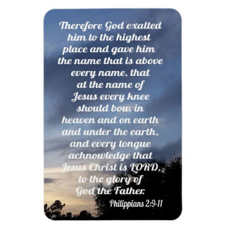 Philippians 2:9-11 magnet