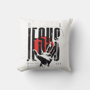 Philippians 2:9 Name Above All Names Retro Grunge Cushion