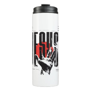 Philippians 2:9 Name Above All Names Retro Grunge Thermal Tumbler