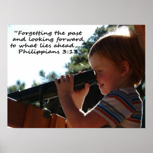 "Philippians 3:13" b Poster