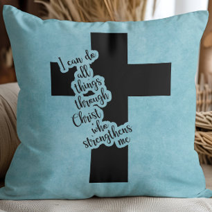 Philippians 413 I Can Do All Things Cushion
