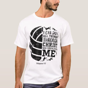 Philippians 413 Volleyball Gifts Teen Girls Teens T-Shirt