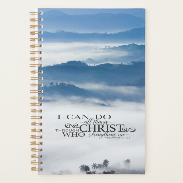 Philippians 4:13 All things through Christ Bible Planner (Front)