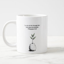 Philippians 4:13 Bible Verse Christian Gift Mug