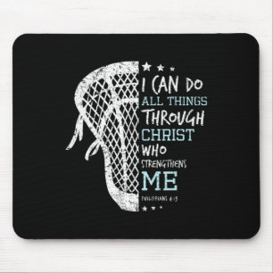 Philippians 4 13 I Can Do All Things Christian Lac Mouse Pad