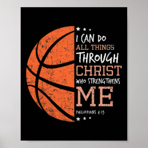 Philippians 4 13 I Can Do All Things Christian Ske Poster