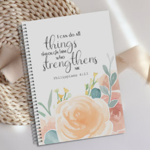 Philippians 4:13 I can do all things through him Planner