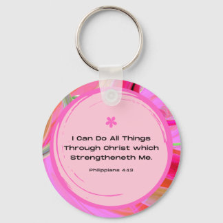 Philippians 4:13 Keychain | by Scripture It