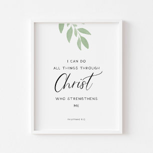 Philippians 4:13 kids bible print