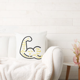 Philippians 4:13 KJV Bible Verse Cushion