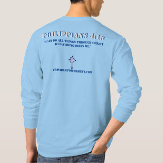 Philippians 4:13-Long sleeve t-shirt