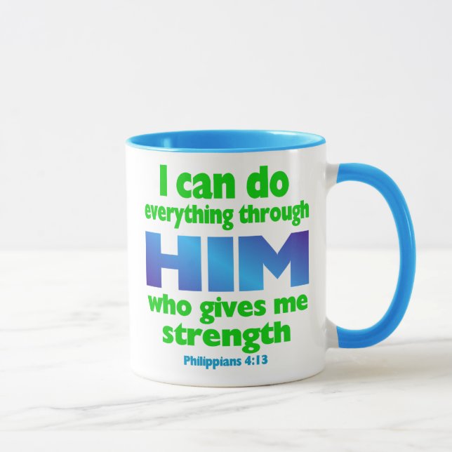 PHILIPPIANS 4 13 MUG (Right)