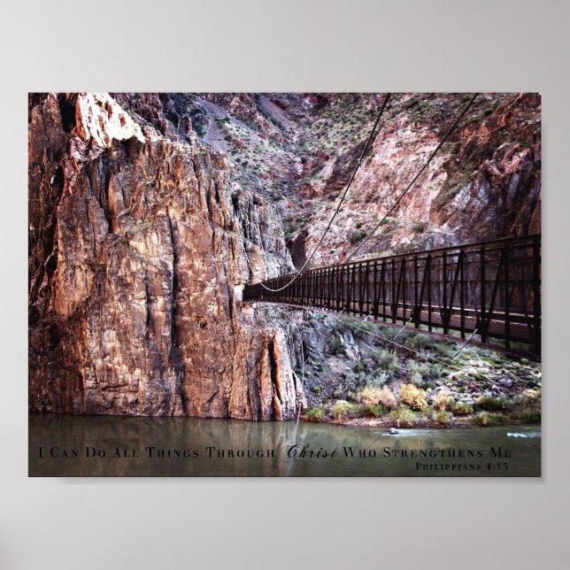 Philippians 4:13 poster (Front)