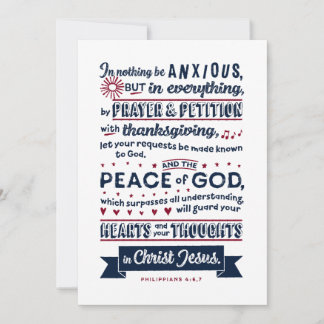 Philippians 4:6, 7