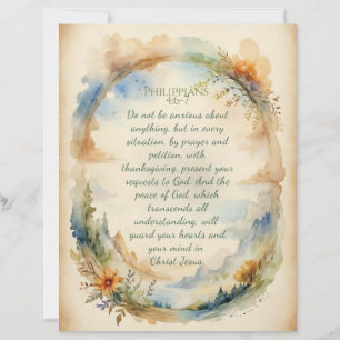 Philippians 4:6–7 Christian Encouragement Gift