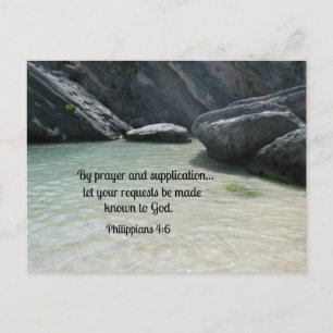 Philippians 4:6 postcard