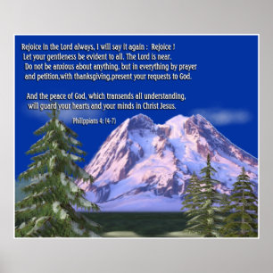 Philippians 4:6 poster