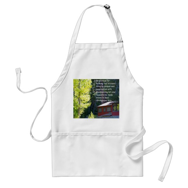 Philippians 4:6 standard apron (Front)