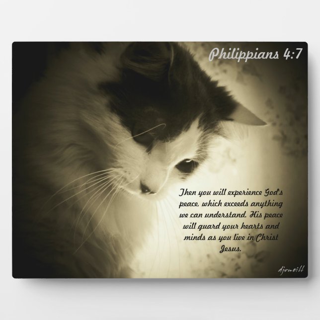 Philippians 4:7 plaque (Front)