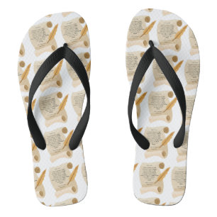 Philippians 4:8 Bible Quote Scroll All-Over Unisex Thongs