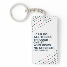 Philippians Women's Christian key chain
