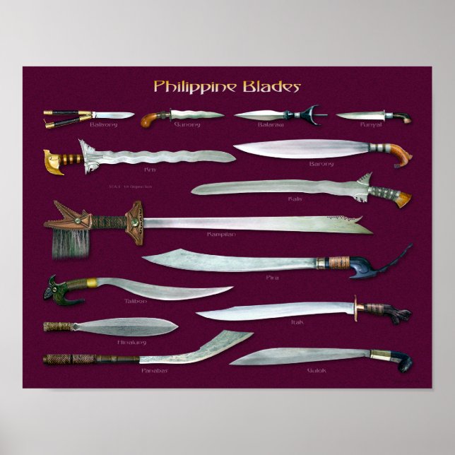 Philippine Blades 1/4 scale Poster (Front)