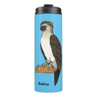 Philippine eagle bird cartoon illustration 