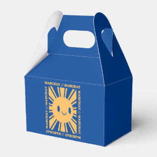 Philippine Filipino Sun Smile Mabuhay Tagalog Favour Box