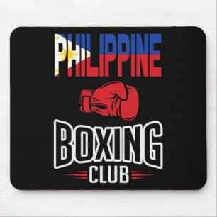 Philippine Flag Boxing Club Filipino Pinoy Mouse Pad