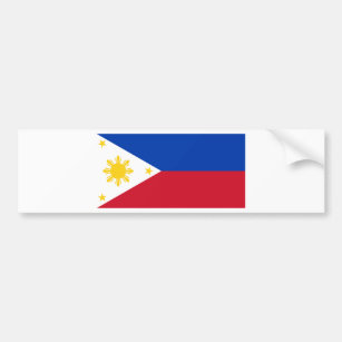 Philippine Flag Bumper Sticker