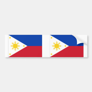Philippine Flag Bumper Sticker