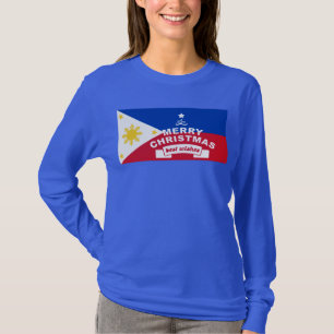 Philippine Flag Christmas: Merry Christmas & Best T-Shirt