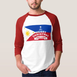 Philippine Flag Christmas: Merry Christmas & Best  T-Shirt