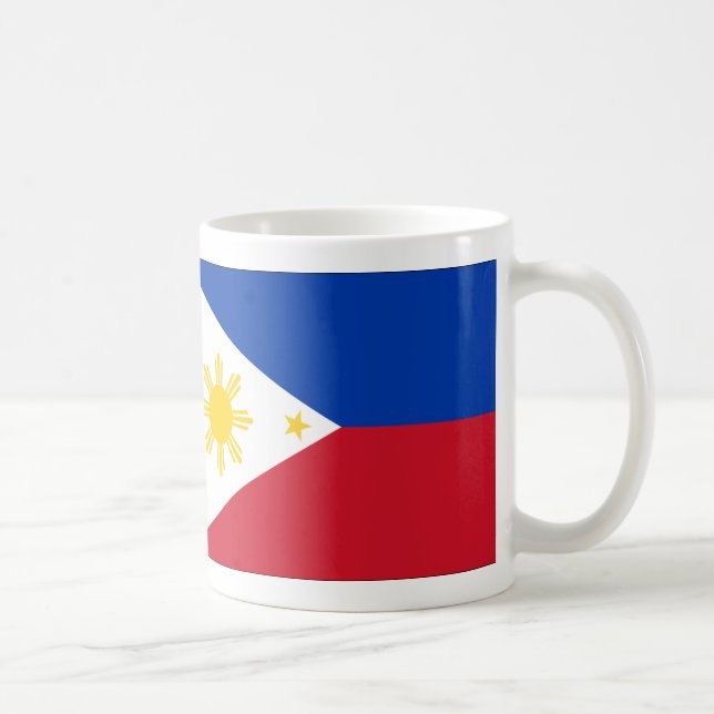 Philippine flag coffee mug (Right)