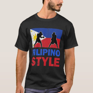 Philippine Flag Filipino Boxing Club Vintage T-Shirt