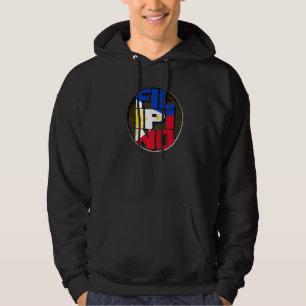 Philippine Flag Filipino Flag Pinoy Flag Styled Hoodie