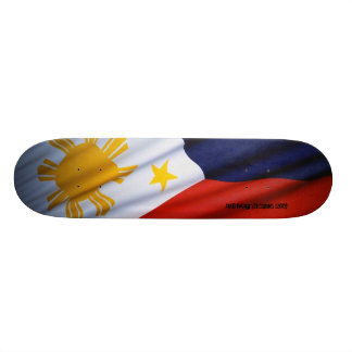 Philippine flag skateboard