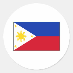 Philippine Flag T-shirts and Gifts Classic Round Sticker