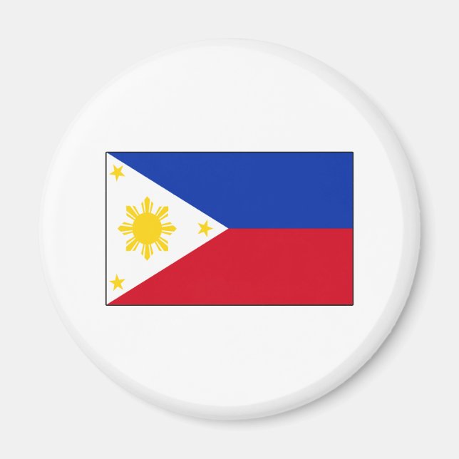 Philippine Flag T-shirts and Gifts Magnet (Front)