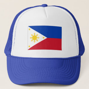 Philippine flag trucker hat