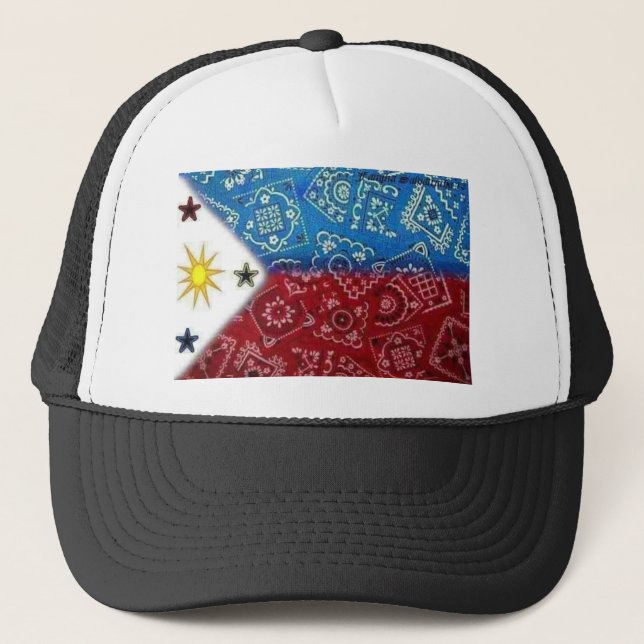Philippine Flag Trucker Hat (Front)