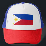 Philippine Flag Trucker Hat<br><div class="desc">This Philippine Flag is perfect for all patriotic pinoys who are living abroad.</div>