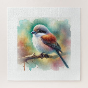 Philippine Shrike 300824AREF122 - Watercolor Jigsaw Puzzle