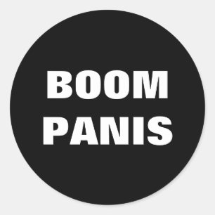 Philippine Slang Boom Panis! Classic Round Sticker