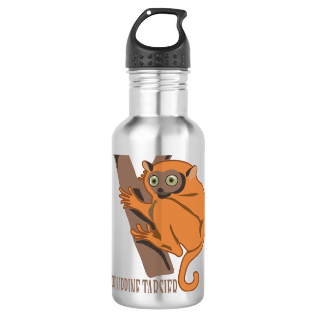 Philippine tarsier 710 ml water bottle (Front)