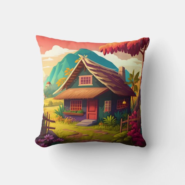 Philippine Traditional House-36543 Cushion (Front)