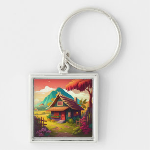 Philippine Traditional House-36543 Key Ring