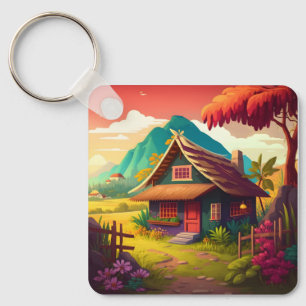 Philippine Traditional House-36543 Key Ring